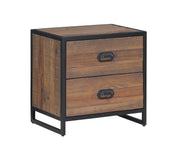 Ooki Reclaimed Wood Modular Low Chest of Drawers by Baumhaus with multiple storage drawers and a natural wood finish.