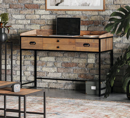 Ooki Reclaimed Wood-  Desk / Dressing Table - Lavish Kitchen Isle