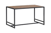 Baumhaus Ooki reclaimed wood tall open coffee table showcasing natural wood grain and spacious storage design.