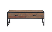 Ooki Reclaimed Wood- Coffee Table With Four Drawers - Lavish Kitchen Isle