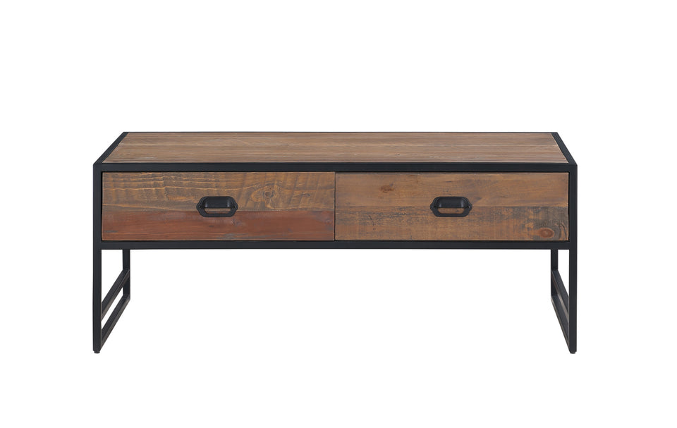 Ooki Reclaimed Wood- Coffee Table With Four Drawers