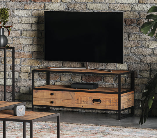 Ooki Reclaimed Wood- Widescreen Television cabinet