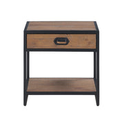 Ooki Reclaimed Wood-  Lamp / Side Table With Drawer - Lavish Kitchen Isle