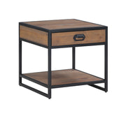 Ooki Reclaimed Wood-  Lamp / Side Table With Drawer - Lavish Kitchen Isle