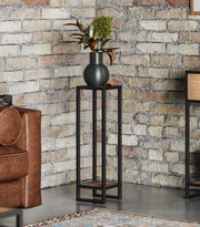 Ooki Reclaimed Wood-  Lamp / Plant Stand - Lavish Kitchen Isle