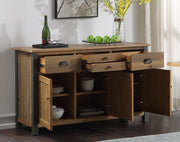 Urban Elegance - Reclaimed Sideboard - Lavish Kitchen Isle