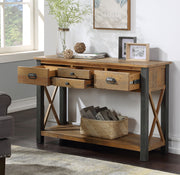 Urban Elegance - Reclaimed Console Table - Lavish Kitchen Isle