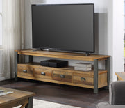 Urban Elegance - Reclaimed Extra Large Widescreen TV unit - Lavish Kitchen Isle