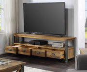 Urban Elegance - Reclaimed Extra Large Widescreen TV unit - Lavish Kitchen Isle