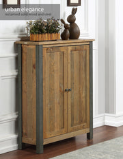 Urban Elegance Shoe Cupboard – Small (H85 x W75 x D33 cm, up to 8 pairs of shoes) - Lavish Kitchen Isle
