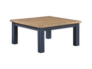 Splash of Blue - Low Square Coffee Table - Lavish Kitchen Isle