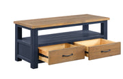 Splash of Blue - Widescreen Television cabinet - Lavish Kitchen Isle