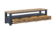 Splash of Blue - Super Sized Widescreen Television cabinet - Lavish Kitchen Isle