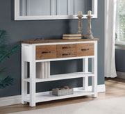 White Baumhaus low bookcase with multiple shelves, ideal for storage or display in a modern living space.