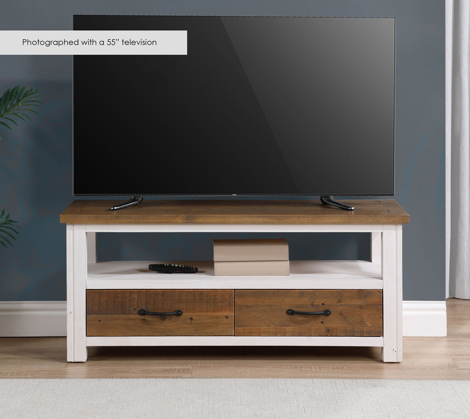White - Widescreen Television cabinet