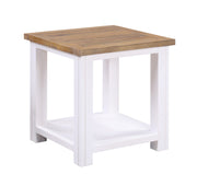 Baumhaus white lamp table with sleek design and smooth finish, ideal for modern living spaces.