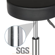 Round Stool  Feet Rotation Bar Stool Black - Lavish Kitchen Isle
