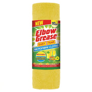 Elbow Grease Easy Tear Reusable Microfibre Cloths 10 Pack – Pack of 12