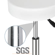 Round Stool Feet Rotation Bar Stool White - Lavish Kitchen Isle