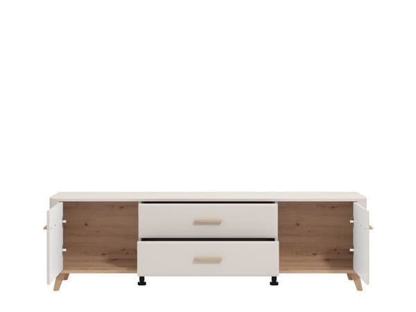 Kuri TV Stand Cabinet Unit Modern 180cm Wide With Living Dining Room Furniture