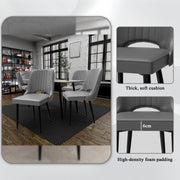 Pair of Lavish Kitchen Isle ergonomic dining and accent chairs with high back faux leather seating for kitchen or office use