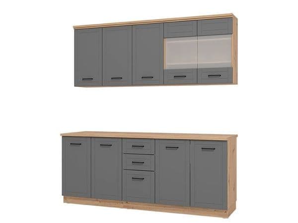 Harbour Graphite Grey 200cm Kitchen Units