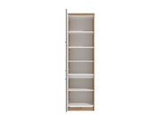 Harbour Grey And Oak Effect Tall 60cm 3 Door Kitchen Larder Unit Pantry Cupboard