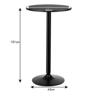 Modern Bar Table with Round Top for Living Room & Restaurant & Bistro - Lavish Kitchen Isle