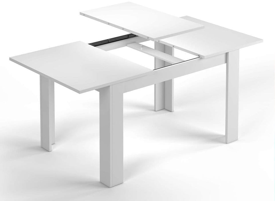 Ridge White Extending Dining Table