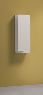 Serenade Bathroom Wall Cupboard Compact White Gloss Storage Solution - Lavish Kitchen Isle