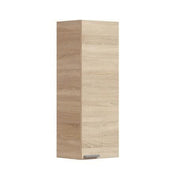 Serenade Oak Effect 1 Door Floating Bathroom Storage Cupboard Compact Wall-Mounted Solution