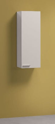 Serenade Bathroom Wall Cupboard Compact White Gloss Storage Solution - Lavish Kitchen Isle