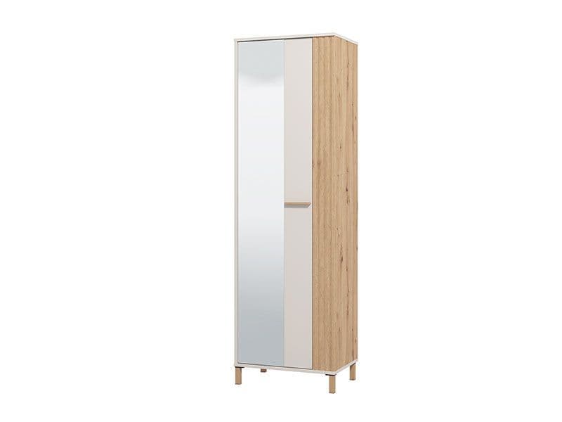 Virelle Cashmere And Artisan Oak Effect Slim Narrow Wardrobe