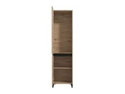 Lavish Kitchen Isle slim 2-door wardrobe in artisan oak effect, narrow design for compact hallway storage.