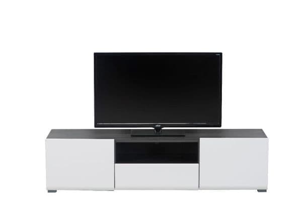 Sazy Modern White Gloss TV Stand Cabinet for TVs Up to 65 Inches Sleek Storage Unit 153cm