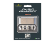 Set of 18 solar-powered LED fence and wall lights by Lavish Kitchen Isle, outdoor lighting for fences and walls.