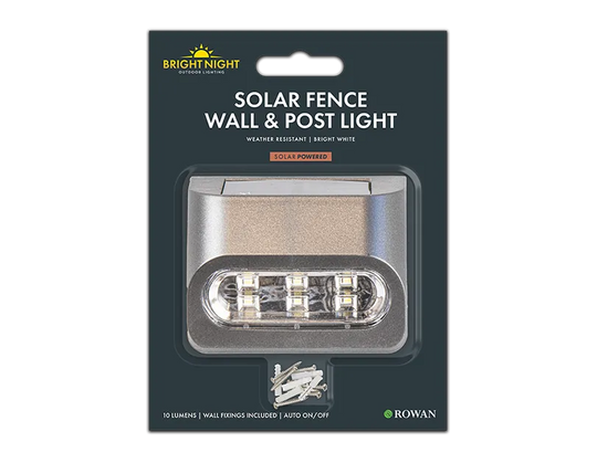 18-Pack Solar Powered Fence & Wall Lights – LED Outdoor Lighting