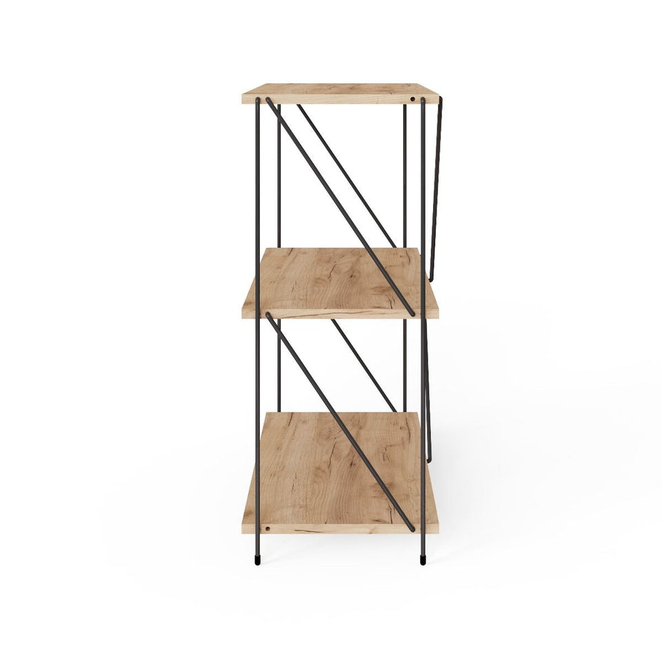 Leyo 3 Tier Shelving Storage Shelves  Bookcase Unit