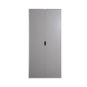 Lavish Kitchen Isle 3-piece bedroom furniture set with wardrobe, bedside cabinet, and chest of drawers in a modern design.