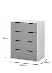 3+ 2 Chest of Drawers Bedroom Furniture Bedside Cabinet Storage - Lavish Kitchen Isle