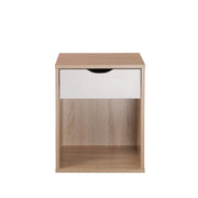 Modern Nightstand with 1 Drawer Bedroom Furniture Bedside Cabinet Storage - Lavish Kitchen Isle