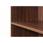 Modern Design Tall Bookcase 4 Tier Adjustable Shelves Unit. - Lavish Kitchen Isle