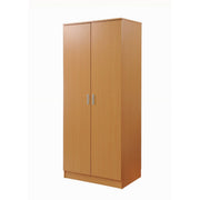 2 Door Wardrobe Storage Hanging Door Cupboard Hanging Rail and 1 interior Shelf - Lavish Kitchen Isle