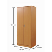 3 Piece Bedroom Furniture Set Wardrobe Bedside Cabinet Chest of Drawers in Stylish Finishes - Lavish Kitchen Isle