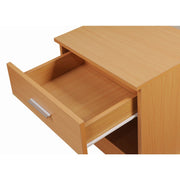3 Piece Bedroom Furniture Set Wardrobe Bedside Cabinet Chest of Drawers in Stylish Finishes - Lavish Kitchen Isle