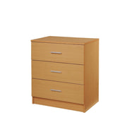 3 Piece Bedroom Furniture Set Wardrobe Bedside Cabinet Chest of Drawers in Stylish Finishes - Lavish Kitchen Isle
