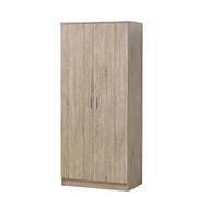 2 Door Wardrobe Storage Hanging Door Cupboard Hanging Rail and 1 interior Shelf - Lavish Kitchen Isle