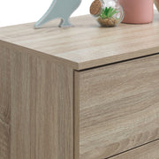 3 Piece Bedroom Furniture Set Wardrobe Bedside Cabinet Chest of Drawers in Stylish Finishes - Lavish Kitchen Isle