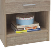 3 Piece Bedroom Furniture Set Wardrobe Bedside Cabinet Chest of Drawers in Stylish Finishes - Lavish Kitchen Isle