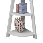 5 Tier Corner Ladder Shelving Storage Shelves  Bookcase Unit - Lavish Kitchen Isle